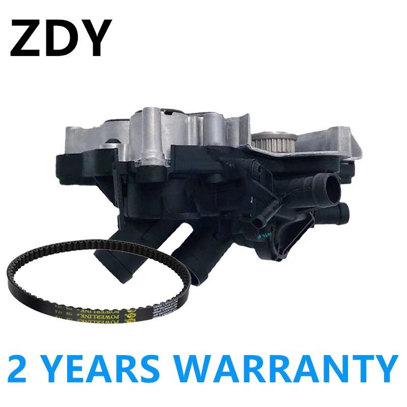 Engine Coolant Water Pump Assembly With Belt Set For VW Tiguan Passat Golf For Audi A1 A2 A3 EA211 1.4TSI 04E121600AD 04E121600R