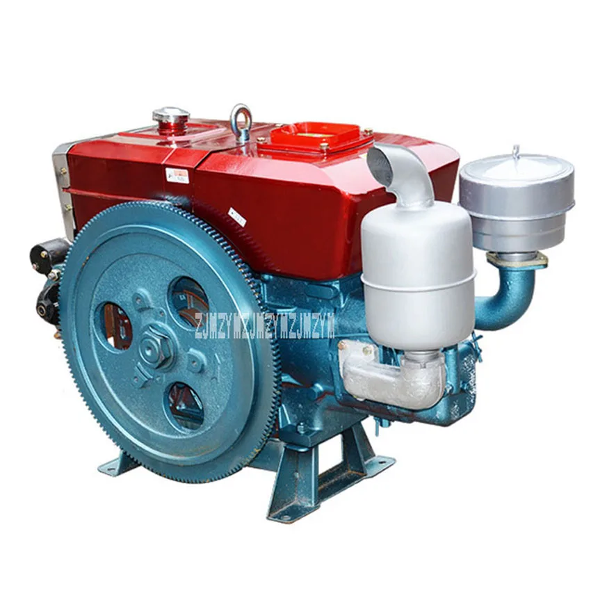 20-horsepower Agricultural Single-Cylinder Water-Cooled Diesel Engine ZS1110/ ZS1110M Electric Start Diesel Engine 20hp 2200R/M