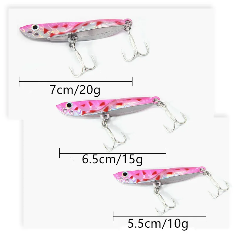 Neuer Angelköder Water Dog VIB Löffel Jigbait Zinklegierung 10 g/15 g/20 g Kunstköder Harter Köder 1 Stück Verkauf – Detail 1