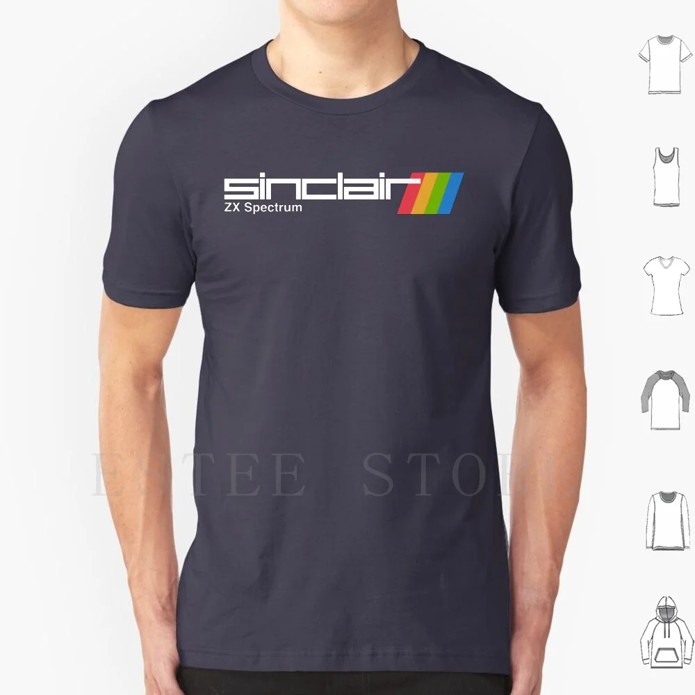 

Футболка Zx Spectrum DIY, большой размер, 100% хлопок, Zx Spectrum, 8-битная ретро-гейм-гетаринг, геймер