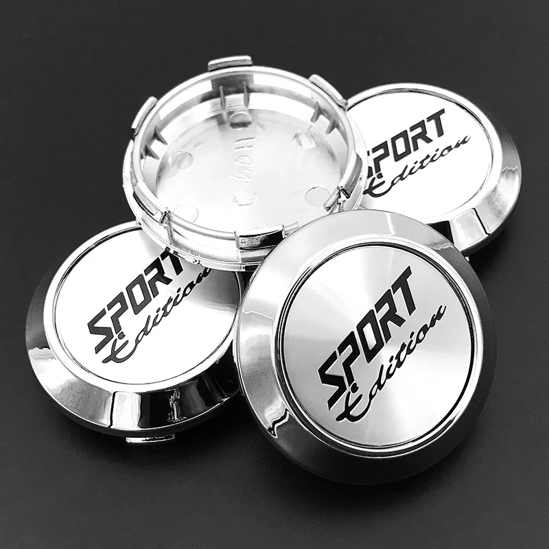 4pcs 60mm SPORT Rim Car Wheel Center Cap For LADA TOYOTA NISSAN Hyundai KIA Chevrolet Mitsubishi Ford BMW Hub Caps Dust-proof