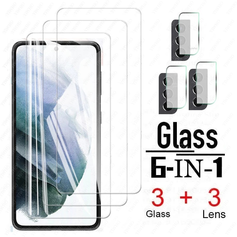 Tempered Glass for Samsung Galaxy S21 Plus Glass Screen Protector Glass for Samsung S21+ S 21 + Camera Lens Protective Film