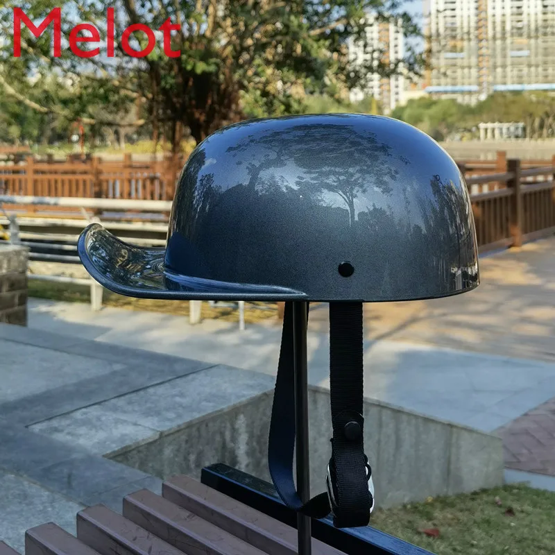 Retro Special Baseball Cap Helmet Electric Car Half Helmet Motorcycle Ladle Shaped Helmet Peaked Cap Helmet