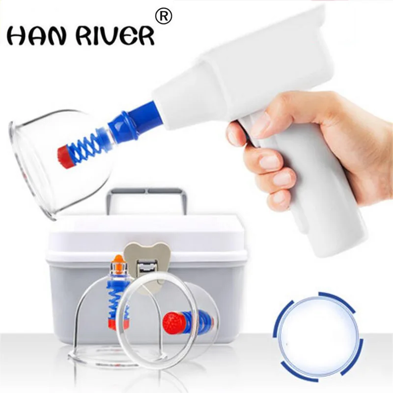 

HANRIVER Electric cupping apparatus 24 tanks suit rechargeable vacuum suction thickening cupping DIANDONGBAGUANQI