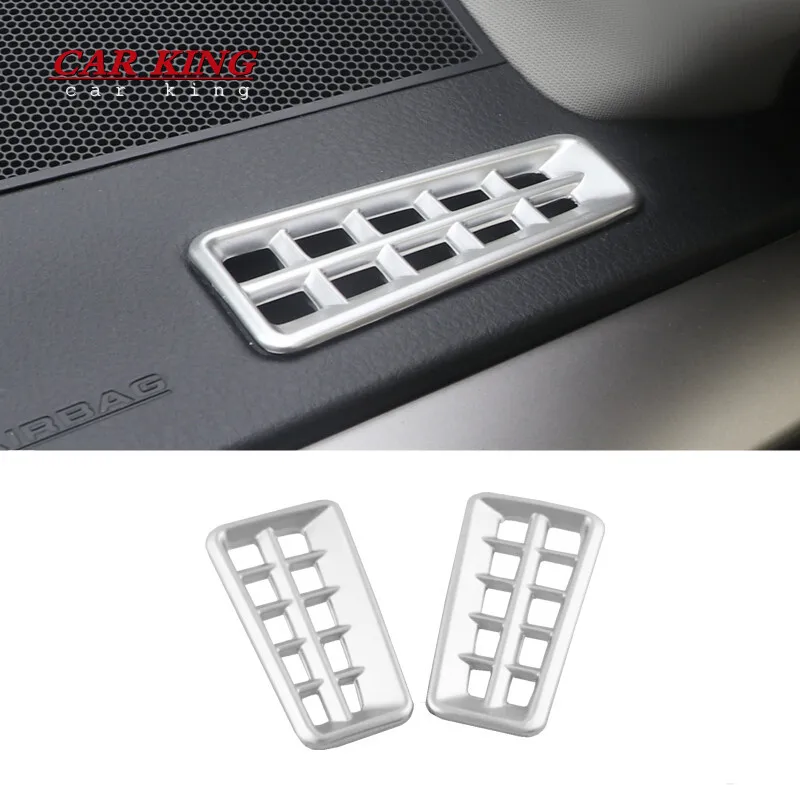 

For Toyota RAV4 RAV 4 2014 2015 2016 2017 2018 Car Styling Accessories ABS Matte Interior Upper Air Vent Outlet Cover Trim 2pcs