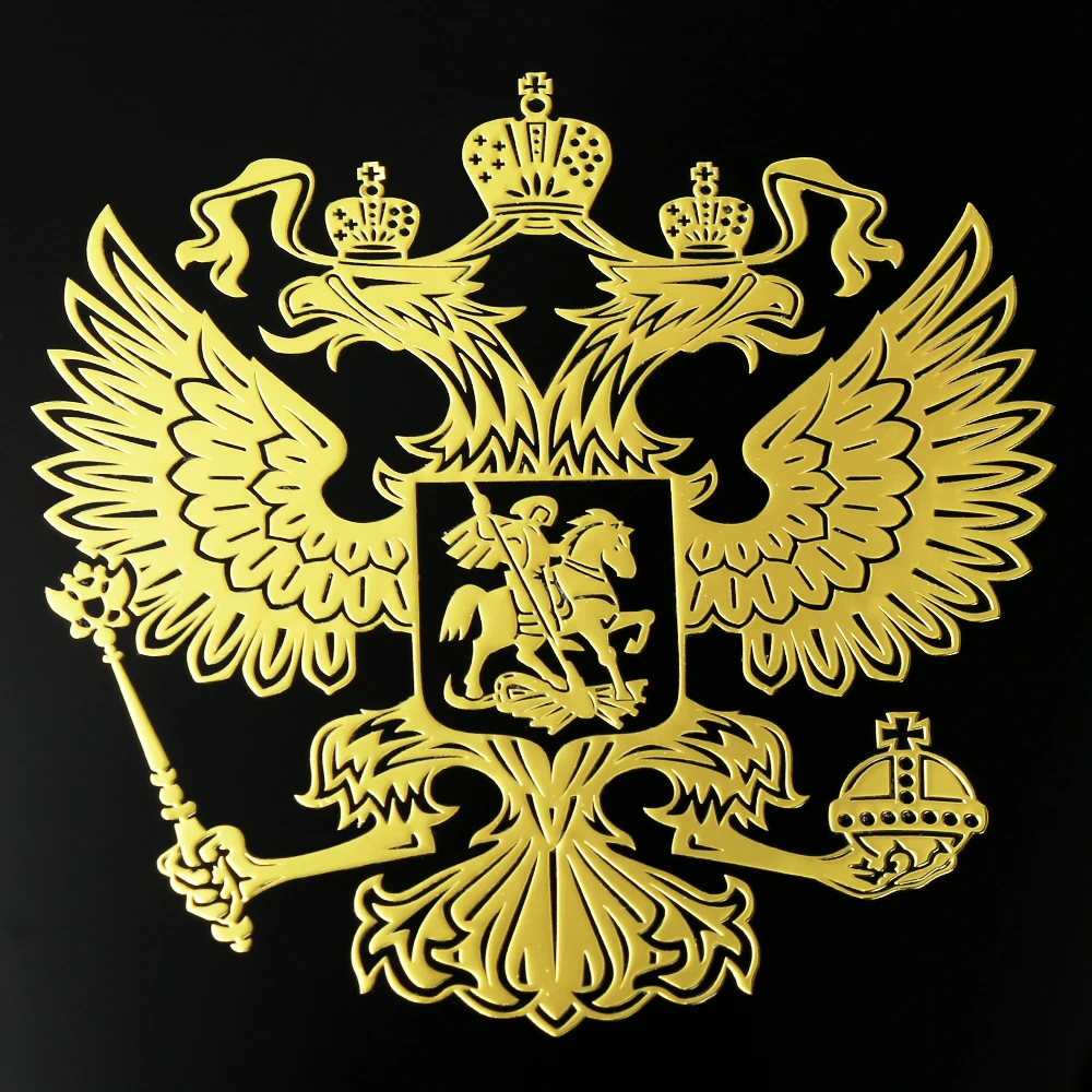 Russian Federation Eagle Emblem Car Sticker for Chevrolets Cruze Captiva Lacetti Aveo Niva Trax Onix