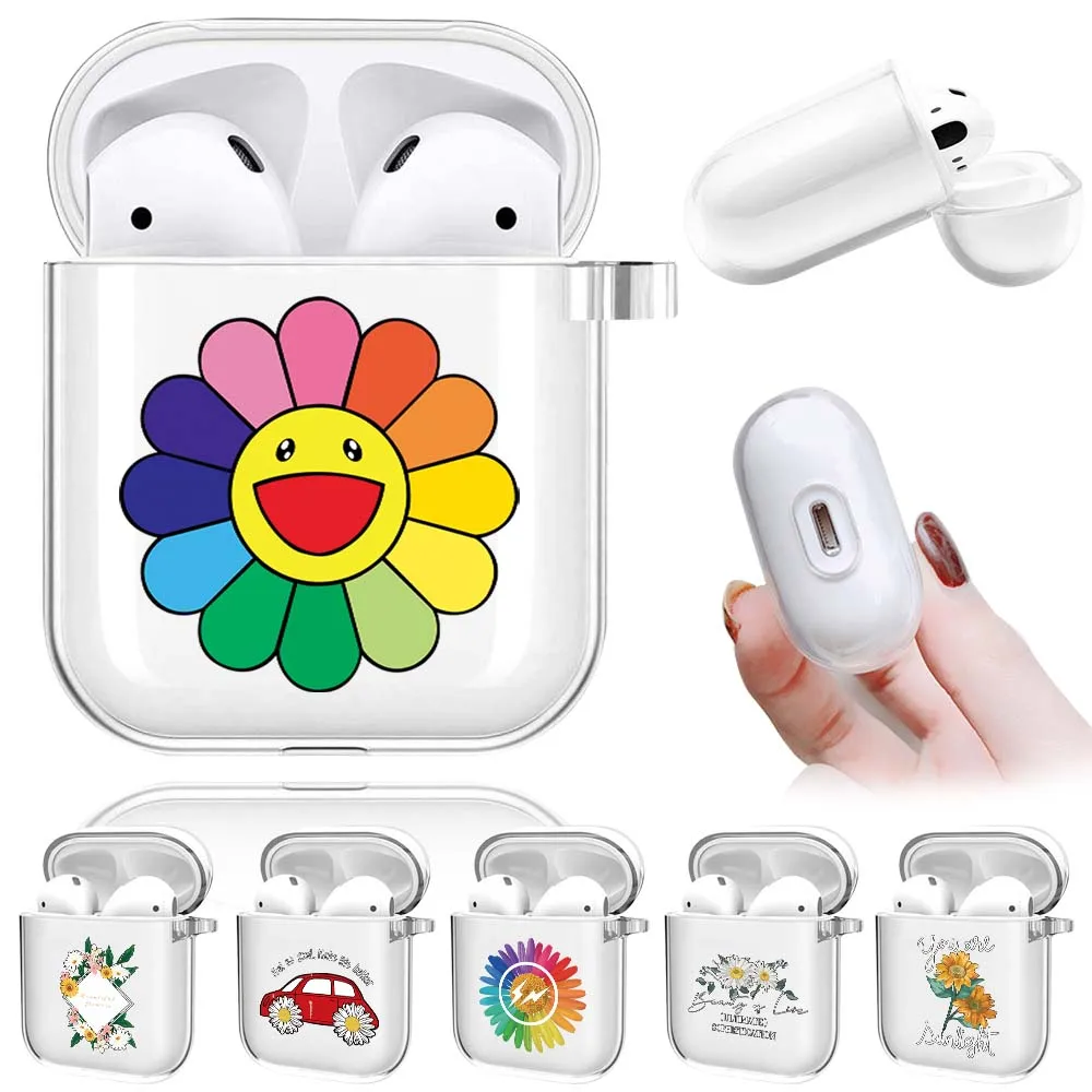 

Silicone Case Protective Cover for Apple Airpods 1/2 Bluetooth Wireless Earphone Cover For Air Pods Charging Box Bags