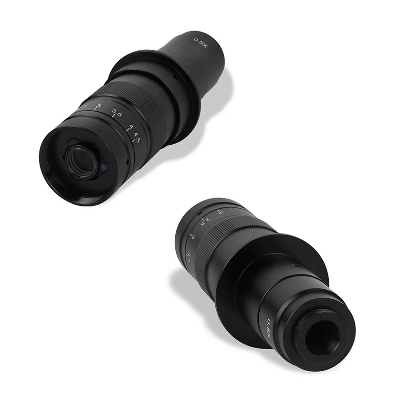 180X 130X Video Microscope Camera Objective lens 180 multiples Adjustable Zoom Lens Accessories C-MOUNT for HDMI VGA camera