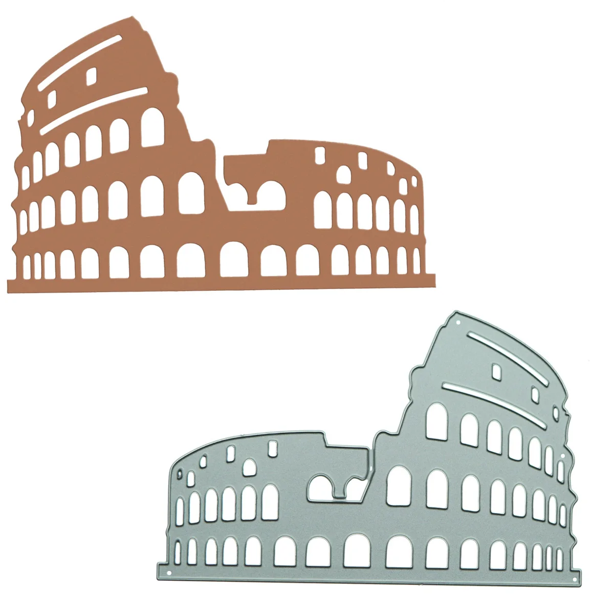 Italy Landmark Roman Colosseum Metal Cutting Dies For Scrapbooking DIY Photo Album Card Clipart Decorating Paper Cutter Stencil