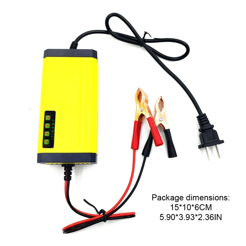 Car Intelligent Battery Jump Starter Maintain 12V Power Bank Portable Battery Charger Emergency Booster Starting Device