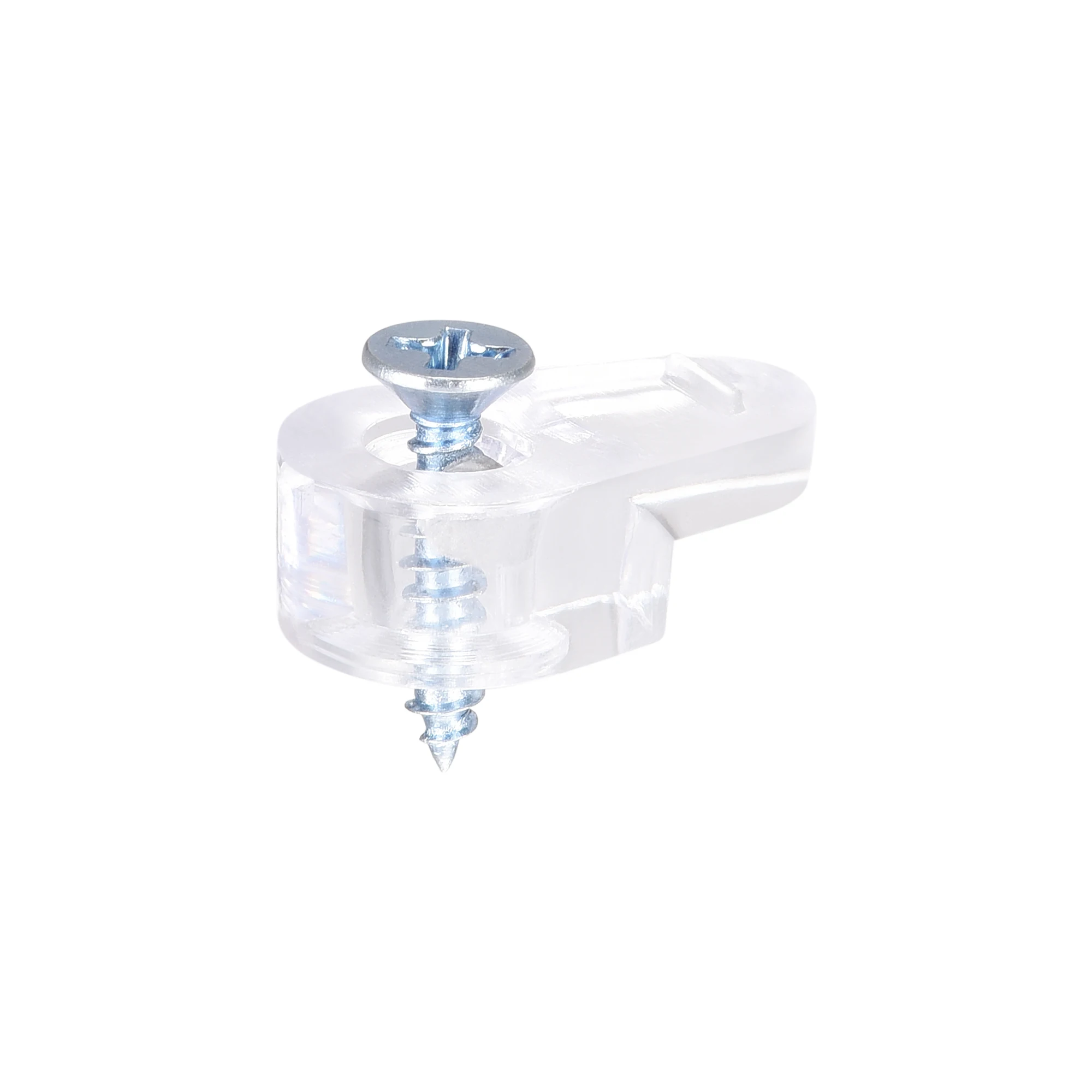 Uxcell 50 Set Glass Retainer Clips Kit, 20mmx11mm Cabinet Door Clips Mirrors Holder