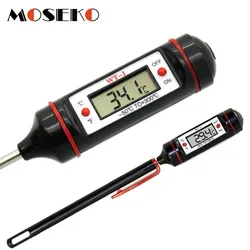 MOSEKO Portable Digital Kitchen Thermometer BBQ Meat Water Oil Cooking Electronic Probe Food Oven Thermometer WT-1 With Tube