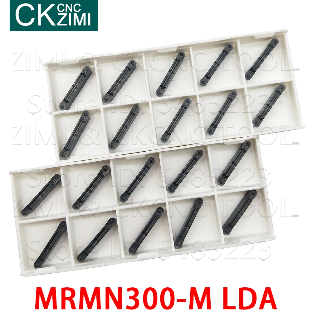 Inserti circolari del carburo della scanalatura del doppio LDA di MRMN300-M che scanalano gli inserti del carburo per gli utensili di tornitura dell'acciaio inossidabile MGEHR MGIVR MRMN