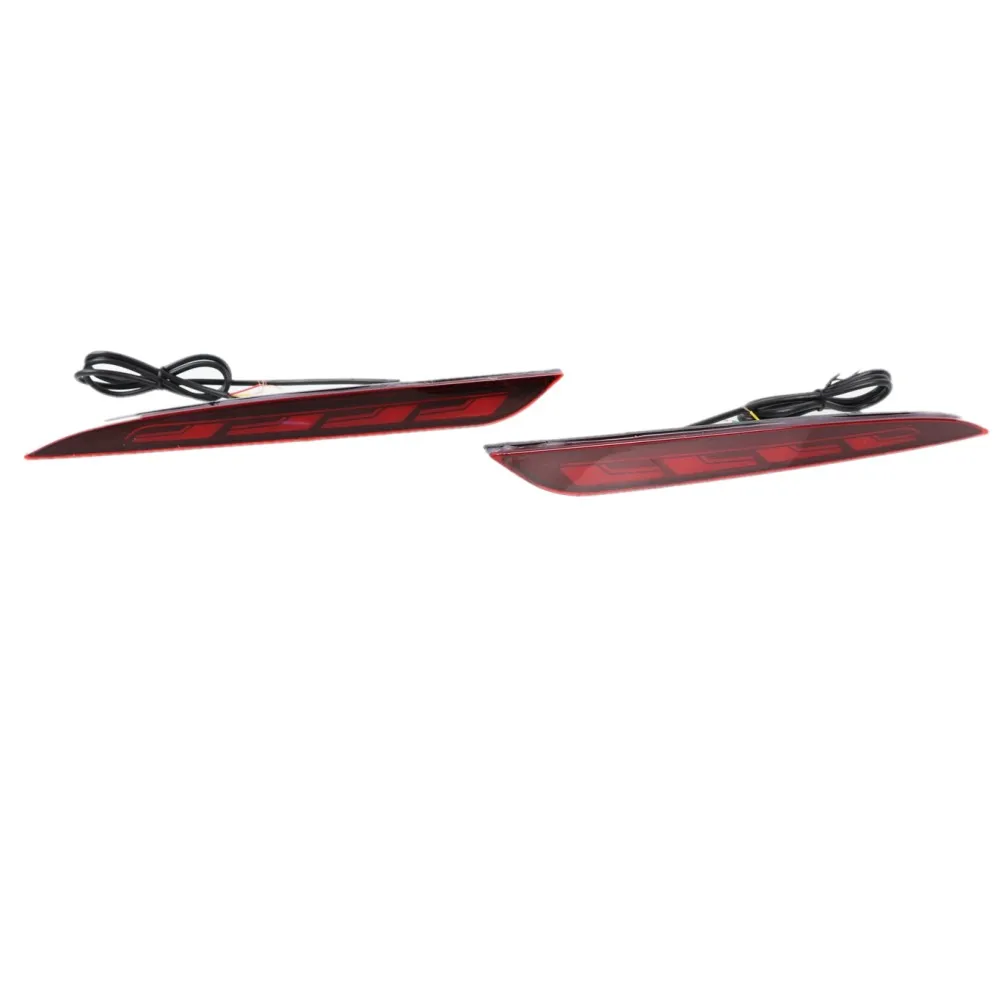 

July King Car Brake Lights Compatible for Tesla Model S, Red LED Brake Light + Night DRL + Streamer Turn Signals, Start Scan