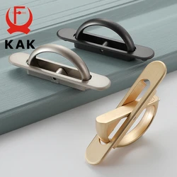 KAK Tatami Hidden Door Handle Pearl Nickel Zinc Alloy Recessed Flush Pulls Cover Floor Cabinet Handle Furniture Handle Hardware