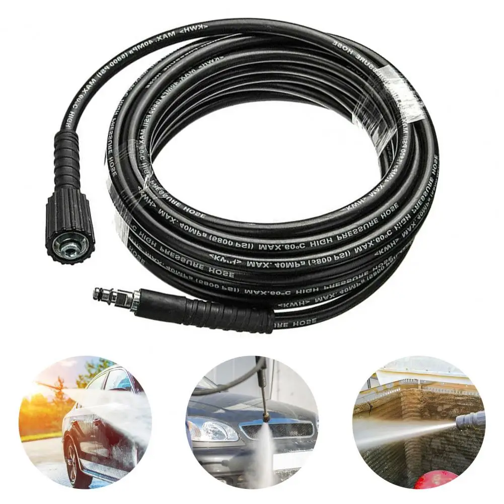 10m High Pressure Washer Hose Elastic Oil Resistance Washer Cleaning Pipe for Karcher K2-K5