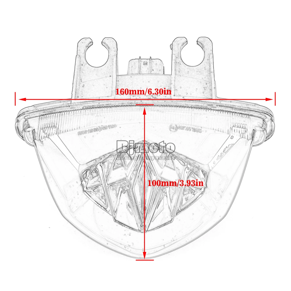 Motorcycle Tail Light Turn Signals Brake Lamp For SUZUKI GSXS750 GSXS750Z 17-21 GSXS1000 GSXS1000F GSXS1000Z 2015-2021 Motorbike