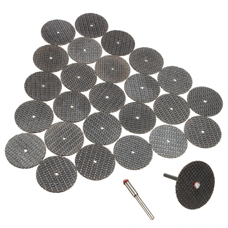 25pcs/lot Metal Cutting Disc For Dremel Grinder Rotary Circular Saw Blade Dremel Wheel Cutting Sanding Disc