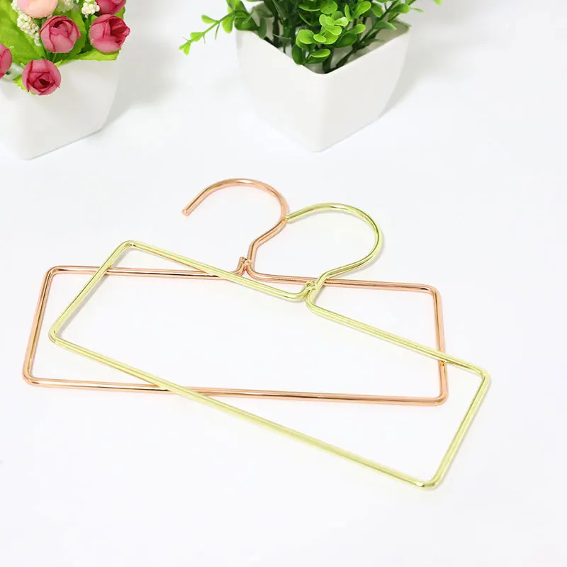 10Pcs/Lot Nordic Style Rose Gold Black Gold 3 Colors Iron Scarf Towel Hanger Clothes Rack Scarf Silk Scarf  Tie Bra Organizer