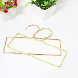 10Pcs/Lot Nordic Style Rose Gold Black Gold 3 Colors Iron Scarf Towel Hanger Clothes Rack Scarf Silk Scarf  Tie Bra Organizer