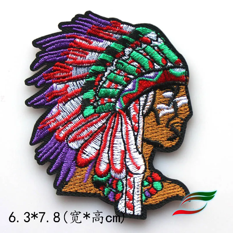 Indian headdress b601 back tape stick embroidery badge patch clothes sticker ironing clothes patch sticker accessories