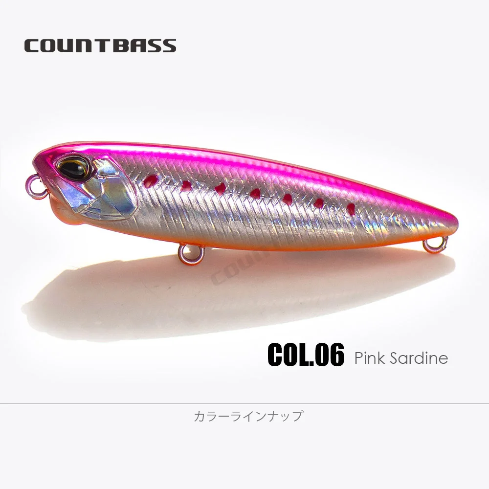 COUNTBASS Walking Baits 65 mm 85 mm 100 mm Topwater Angelköder Floating Stick Wobbler Leurre de Surface Plug Angler's Tackle
