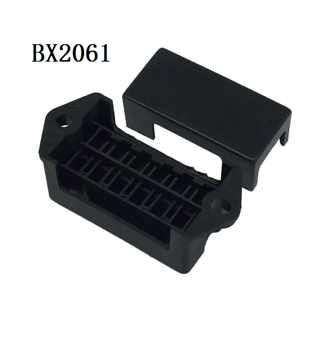 100 sets 6 Road Medium Auto Relay Fuse Box with 12pcs Terminals BX2061 Free shipping