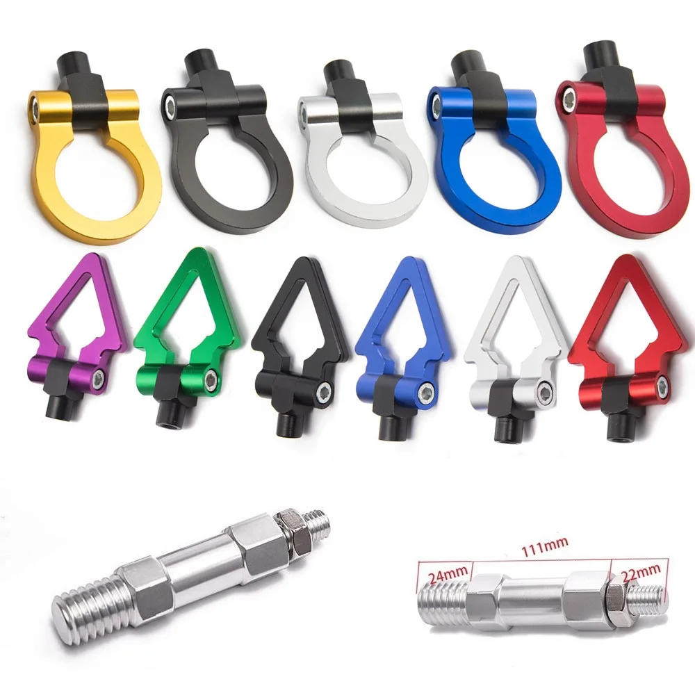 EPMAN Sport Racing Tow Hook Car Tow Bar Auto Trailer Ring For BMW F30 F10 F11 F07 F25 X3 F15 X5 Euro Style EP-RTHLPH015