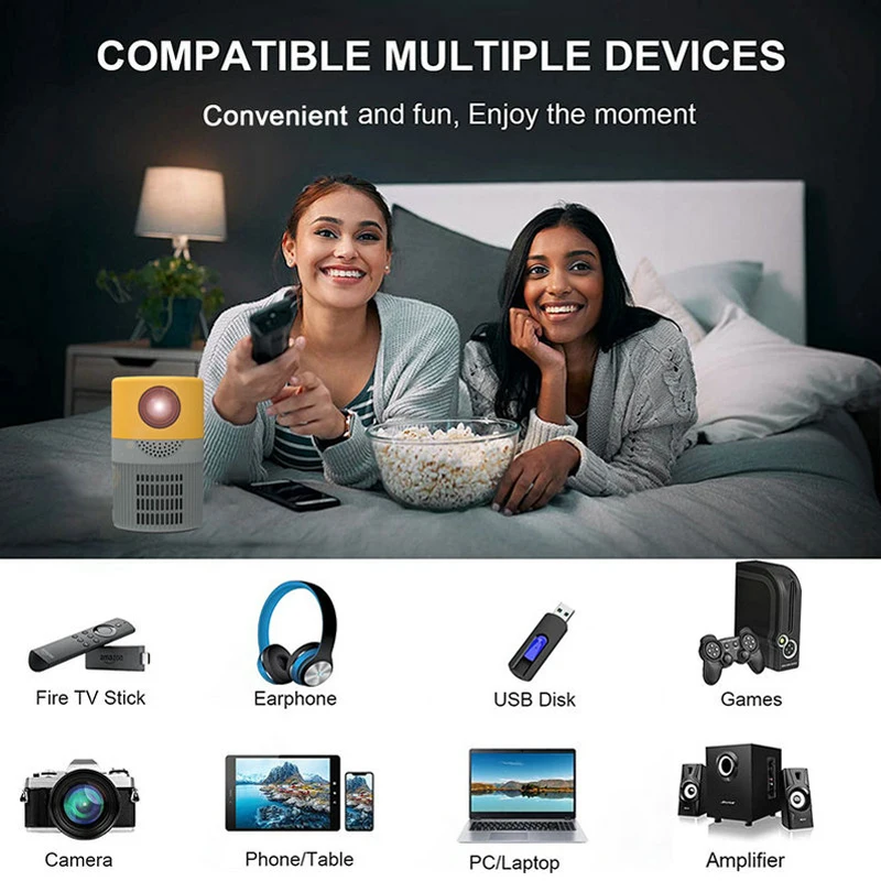 Vivicine-miniproyector LED YT400 para hombre, Proyector de microvideojuegos de bolsillo, regalo, 2022