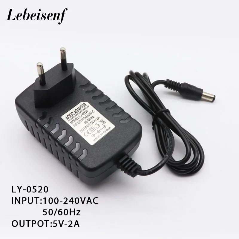 Power Supply Adapter DC5V2A 5V3A  Universal Charger DC5V  Hoverboard Charger AC 220V to 5V suitable for light strip 5V WS2812B