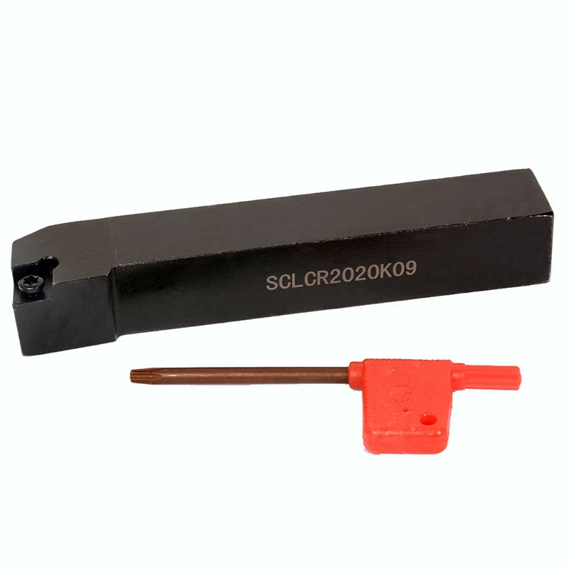 

SCLCR2020K09 20x125mm Lathe External Indexable Turning Tool Holder FOR CCMT09t30