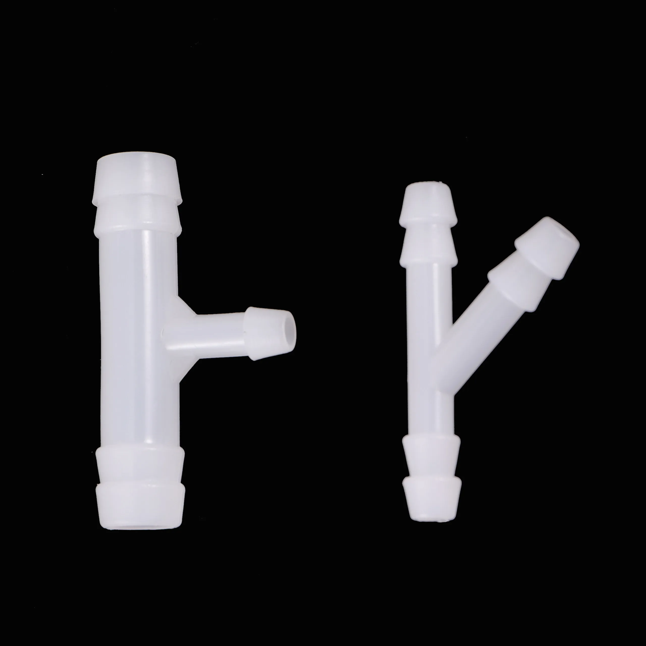 20Pcs Plastic Barb Hose Fitting Tee  4/7  mm Hose 8/11mm Hose Barb Water Connector Tee Y Coupling Garden Drip Irrigation