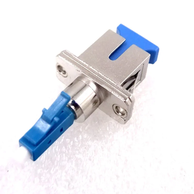 

GONGFENG 1PCS New Fiber Optic Connector SC Female-LC Male Fiber Adapter LC-SC Flange Coupler Special Wholesale