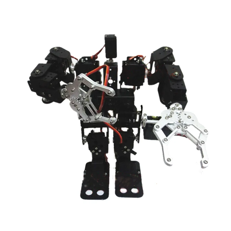 

15DOF Humanoid Robot /A Full Set Of Steering Gear Stent Accessories+ Claws 2PCS+15PCS High Torque Servos DIY RC