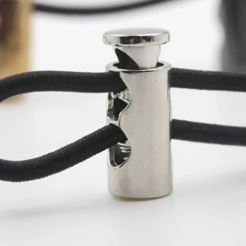 10pcs Vintage Metal Color Stopper DIY Apparel Sewing Accessories Metal Clamp Stopper Cord Lock Toggle
