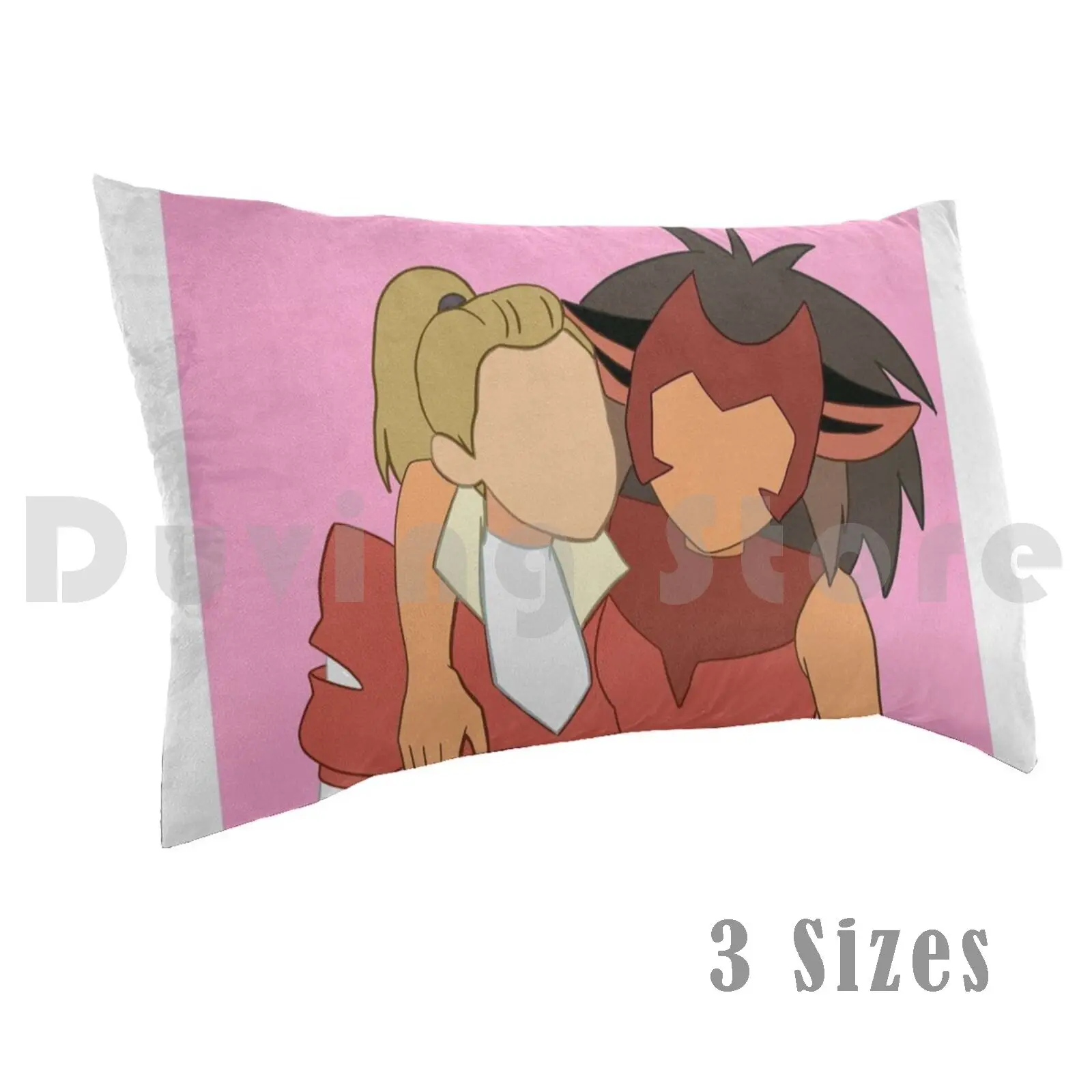 Catradora Pillow Case 20*30 Inch Catradora Catra Adora She Ra Mara Lighthope Wlw Sapphic