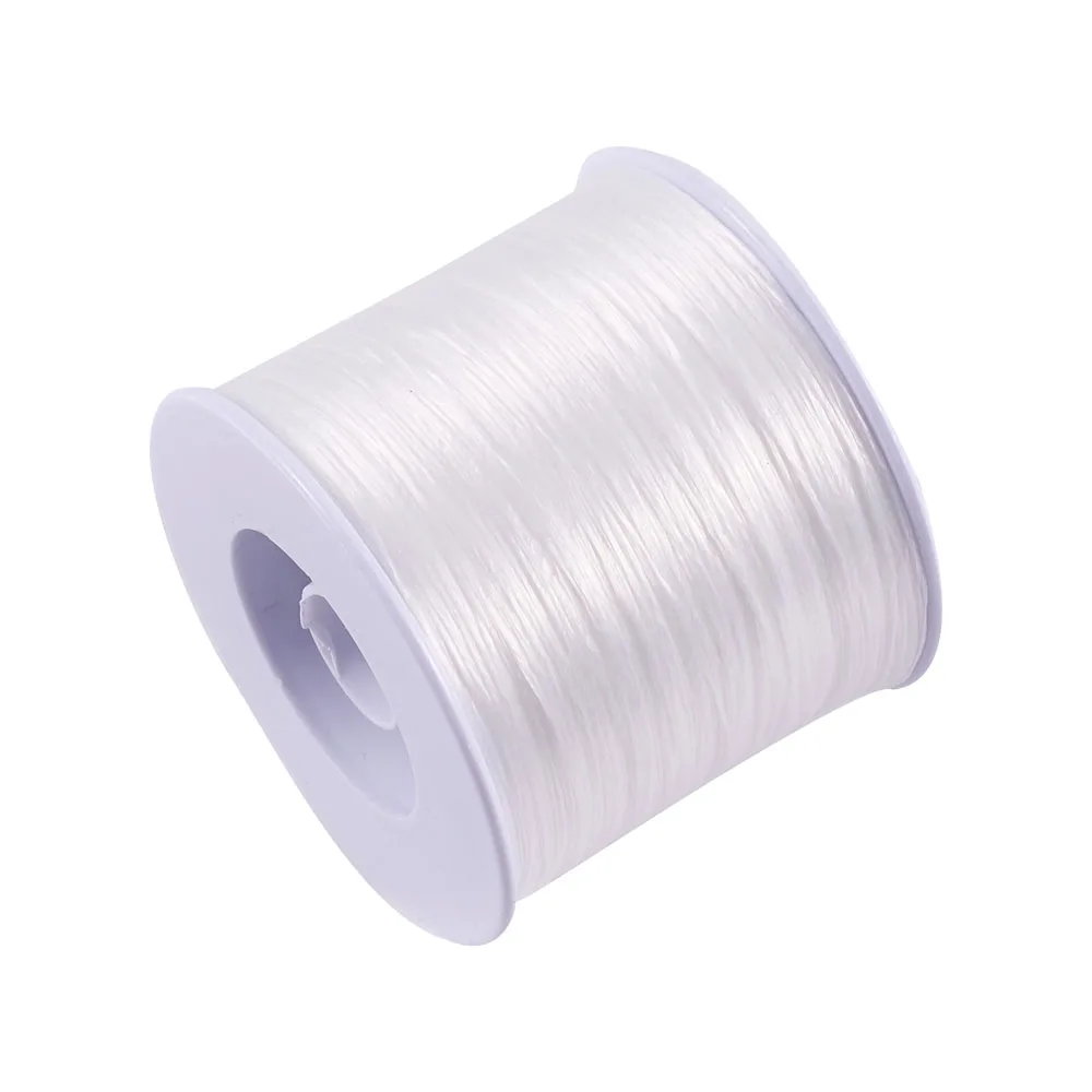 500M/ม้วน0.3มม.ยืดหยุ่นคริสตัล String Elastic Beading สายยืดสายสำหรับ DIY สร้อยข้อมือสร้อยคอเครื่องประดับทำ