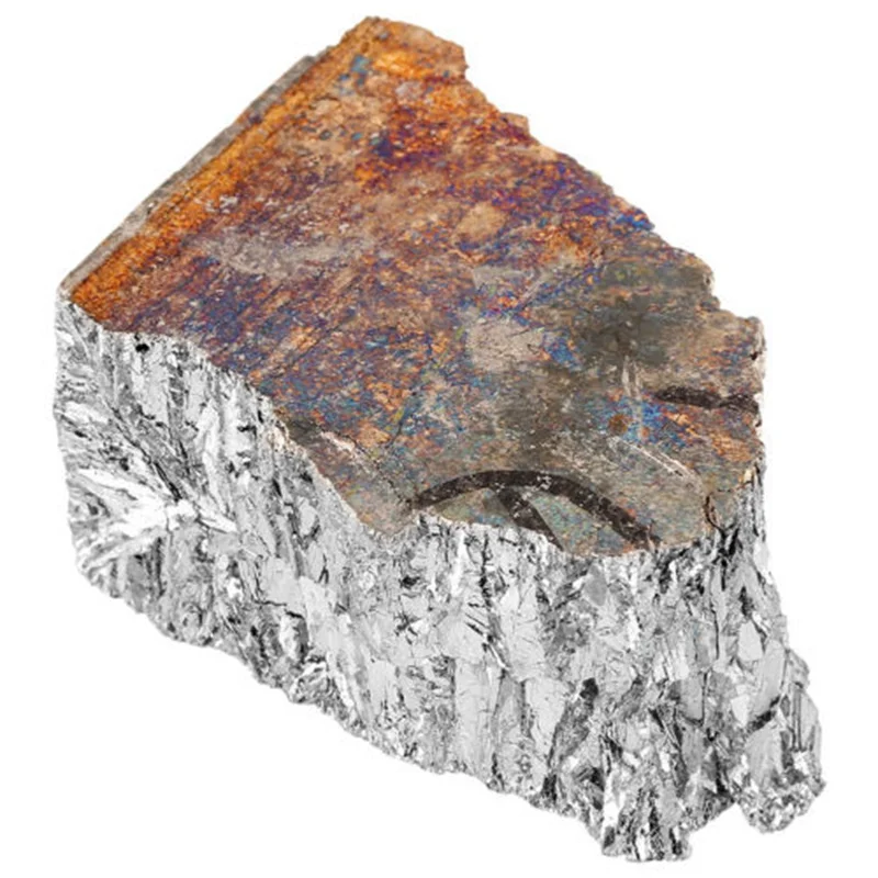 Bizmutowy wlewek metalowy 99.99% czystych kryształów geody dla kryształów bizmutu 1 kg/2.2lb KYY8732