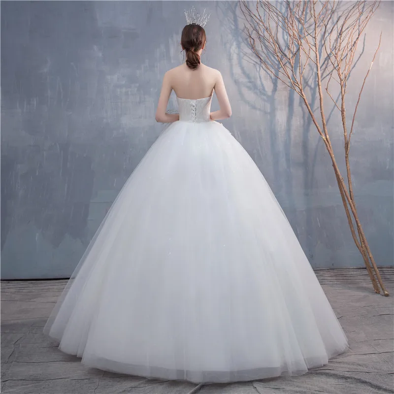 Vestido De novia ajustado De princesa sin tirantes, ropa De novia, con apliques De cuentas, talla grande, novedad De 2022