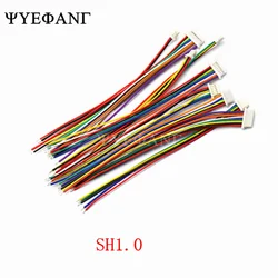 5Pcs SH 1.0 Terminal Plug Wire Cable Connector DIY SH1.0 JST 2/3/4/5/6/7/8/9/10 Pin Electronic Line Single Connect 28AWG 10cm