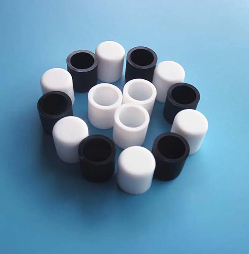 Black/White Silicone Rubber Caps Protection Sheath Gasket Round End Caps Foot Cover Rubber Female Caps Tube Insert Stoppers