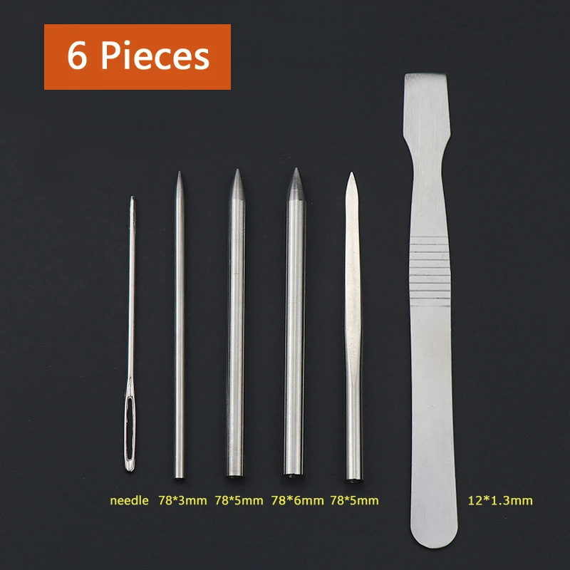 Paracord Stitching Set Stainless Steel Umbrella Rope Needle Bracelet Flattener Knitting Needles DIY Jewelry Accessories