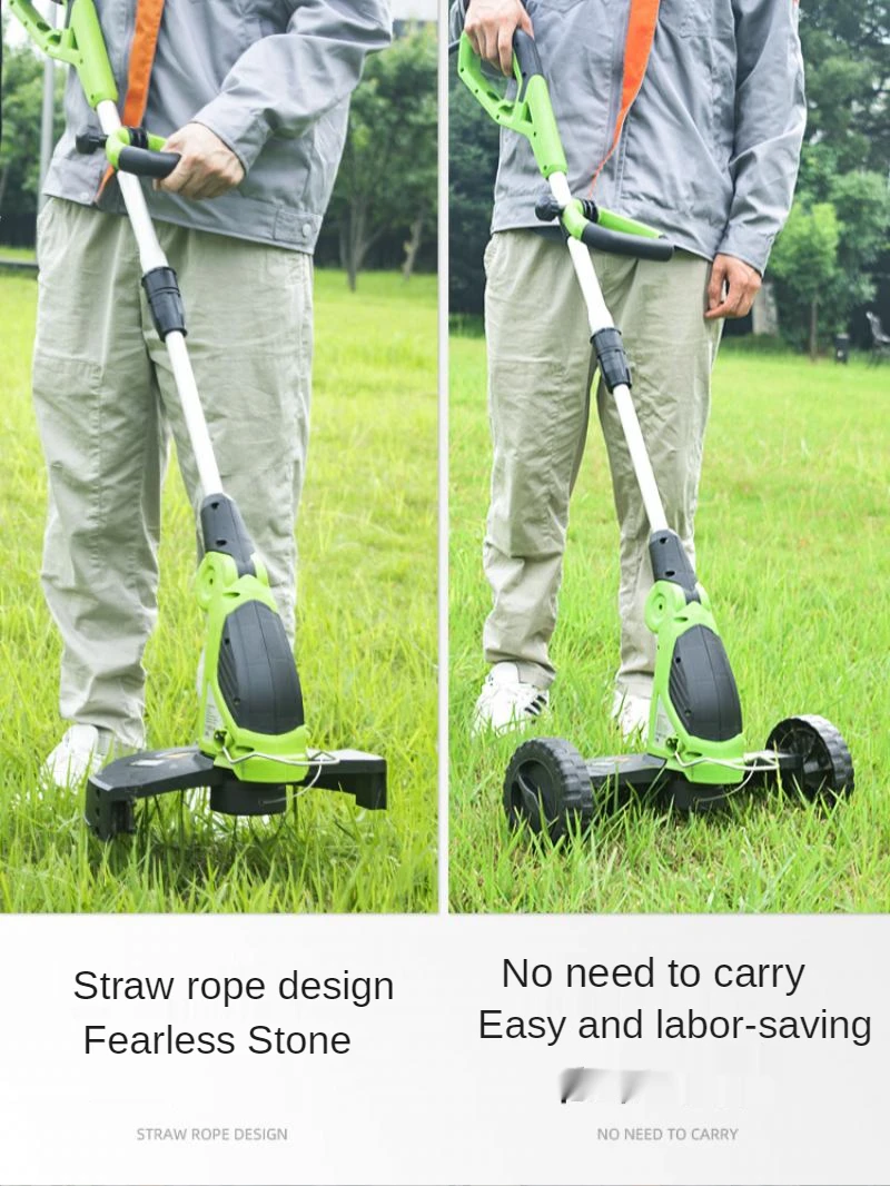 220V 800W Electric Lawn Mower Lawn Trimming Machine Small Household Plug-In Lawn Mower Lawn Machine