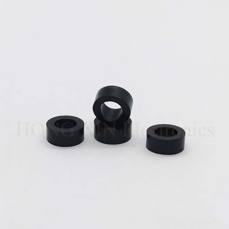 【M4.2*7*3】Black ABS Rround spacer standoff Nylon Non-Threaded Spacer Round Hollow Standoff Washer