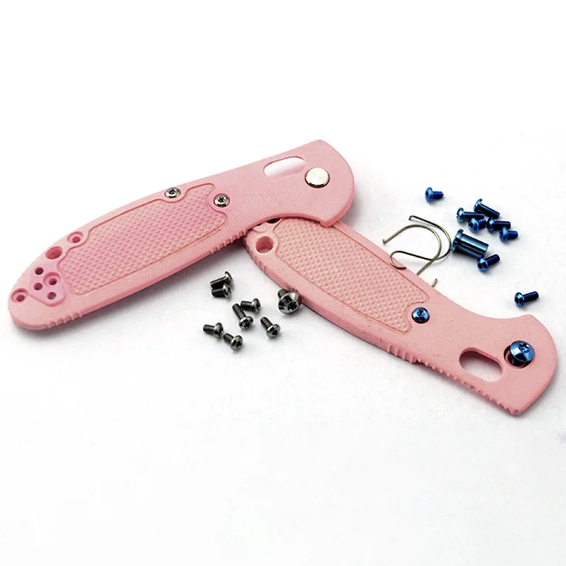 Set completo di viti per manico a coltello in lega di titanio per Mini pinza da banco 555 556 557 strumento EDC tascabile su misura fai da te fai unghie