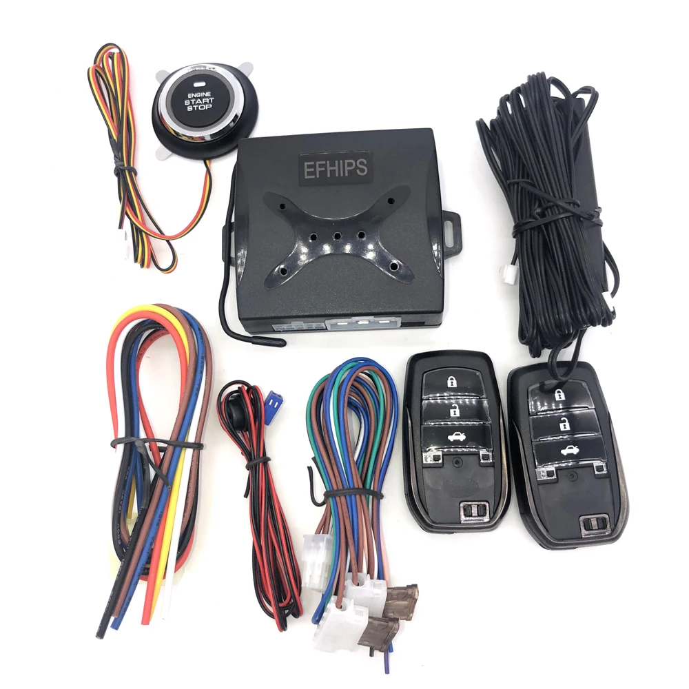 Auto 12V accensione intelligente Push Start System Auto Keyless Entry chiusura centralizzata motore Start Stop Button Control Car