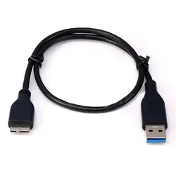 Hot 45cm USB 3.0 Data Cable Cord for Western Digital-WD My Book External Mobile Hard Disk Drive Data Cable