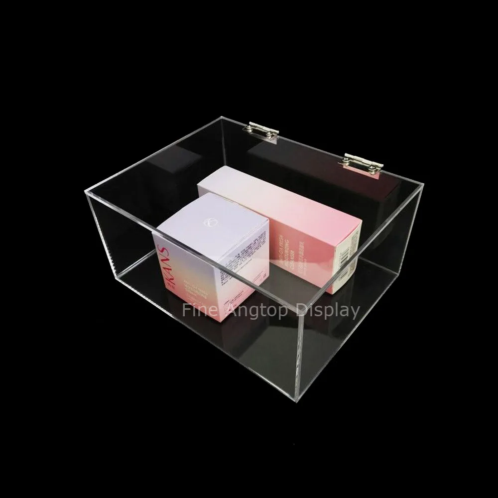 Personalized Acrylic Box With Lid Rectangle Wedding Jewelry Box Unique Gift Holder Storage Box Supplies