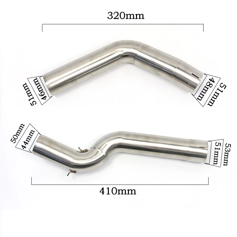 For Honda CBR600 CBR600RR Motorcycle Exhaust Middle Link Pipe Escape 2005 2006 2007 2008 2009 2010 2011 2012 2013 2014 2018 year