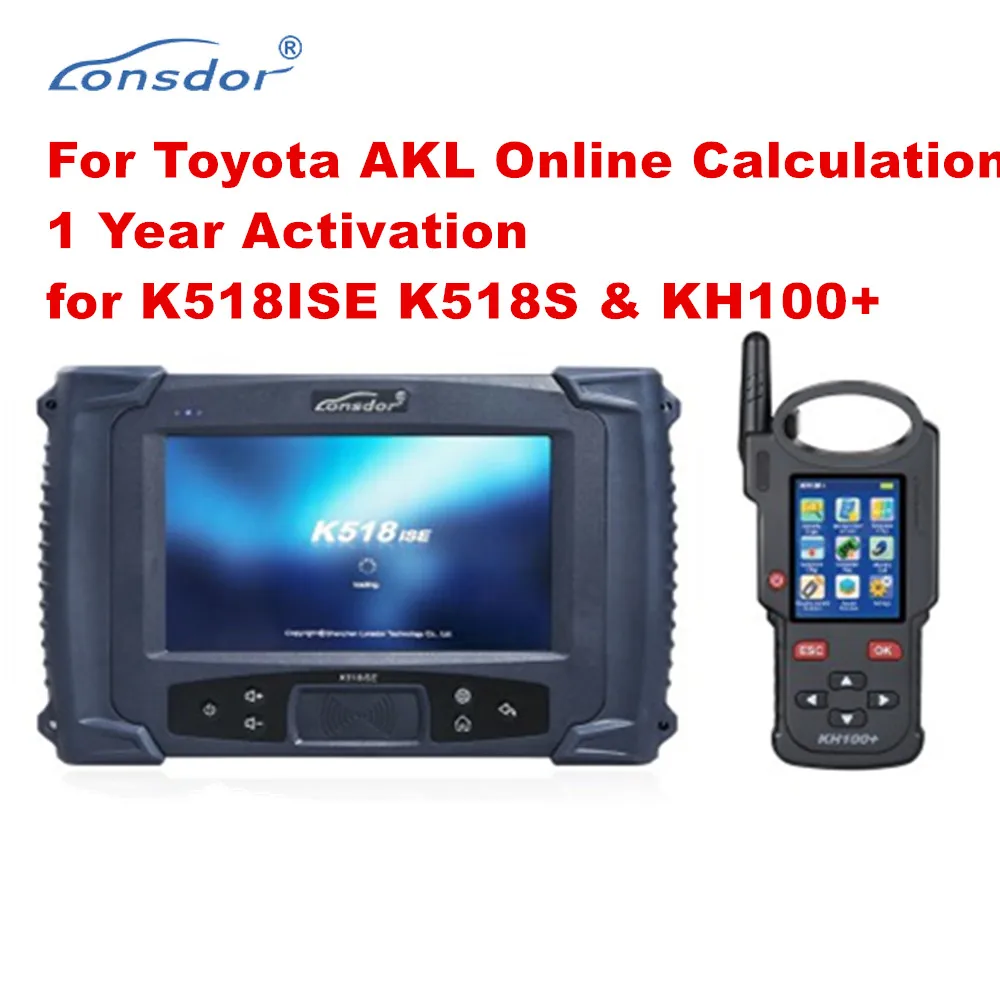 Lonsdor for Toyota AKL Online Calculation 1 Year Activation for K518ISE/K518S/KH100+ or K518ISE K518S & KH100+